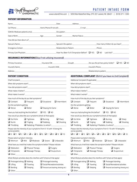 Chiropractic Intake Forms Complete With Ease Airslate Signnow