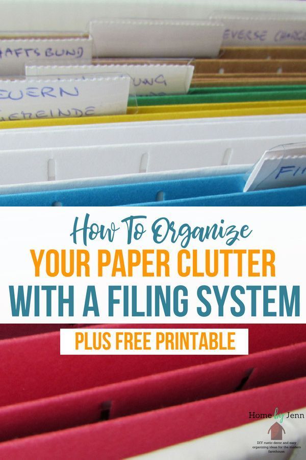 Choosing A Paper Filing System That Works For You Paper Clutter