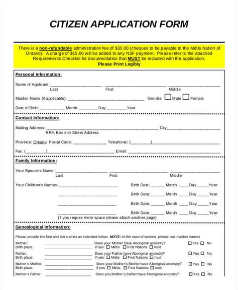 Citizenship Pdf Form