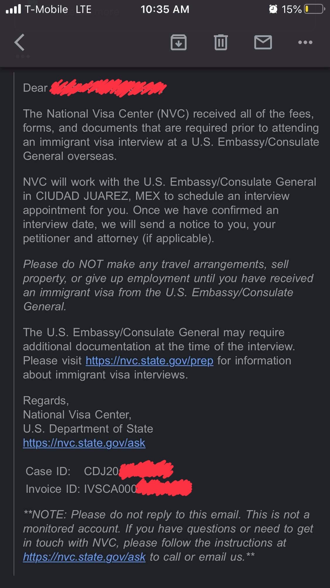 Ciudad Juarez Consular Appointment Question Ir 1 Cr 1 Spouse Visa