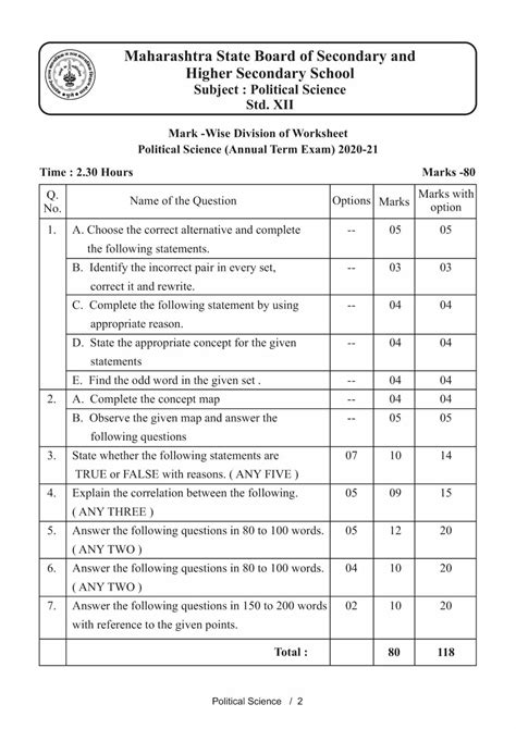 Class 5 English Sample Paper 2024 Maharashtra Board Pdf Maha Std 5Th English Model Question