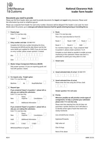 Clearing Goods Entering Leaving Or Transiting The Uk Gov Uk