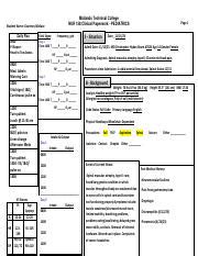 Clinical Paperwork And Daily Plan For Pediatrics Nursing Course Hero