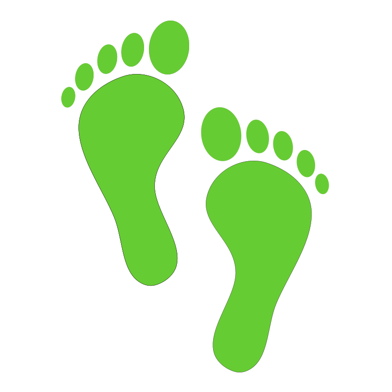 Clipart Green Steps