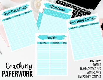 Coaching Paperwork By Chabackademy Tpt