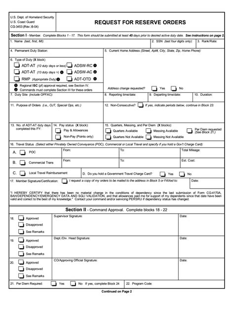 Coast Guard Orders Fill Out Sign Online Dochub