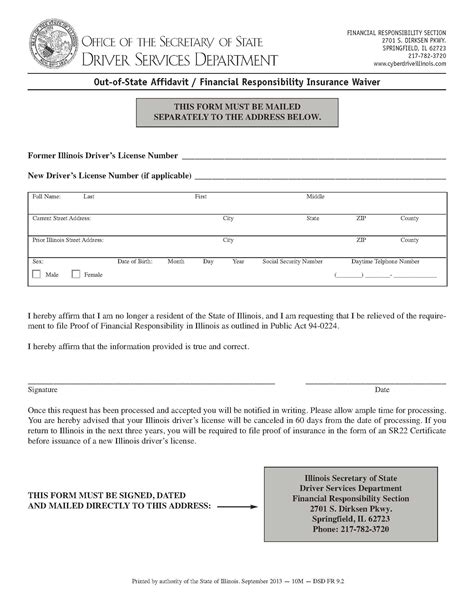 Colorado Sr22 Printable Form Printable Forms Free Online