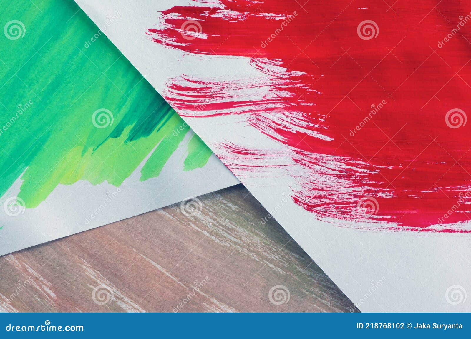 Colorful Watercolor Painting Papers For Wallpaper Stock Photo Image