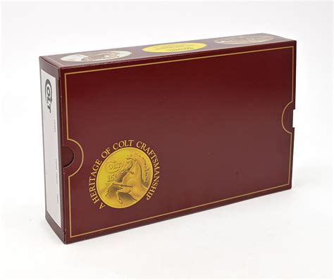 Colt King Cobra 4 Inch 150 Yr Anniversary Maroon Box And Paperwork