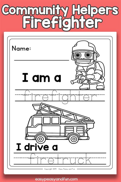 Community Helper Firefighter Worksheets Free Download Goodimg Co