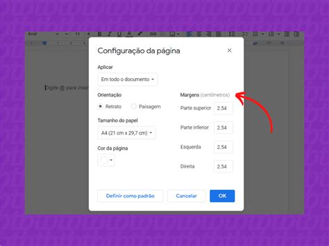 Como Colocar Margem No Google Docs Configura O De P Gina Aplicativos E Software Tecnoblog