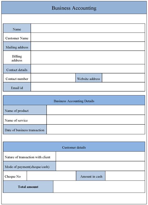 Company Form Template