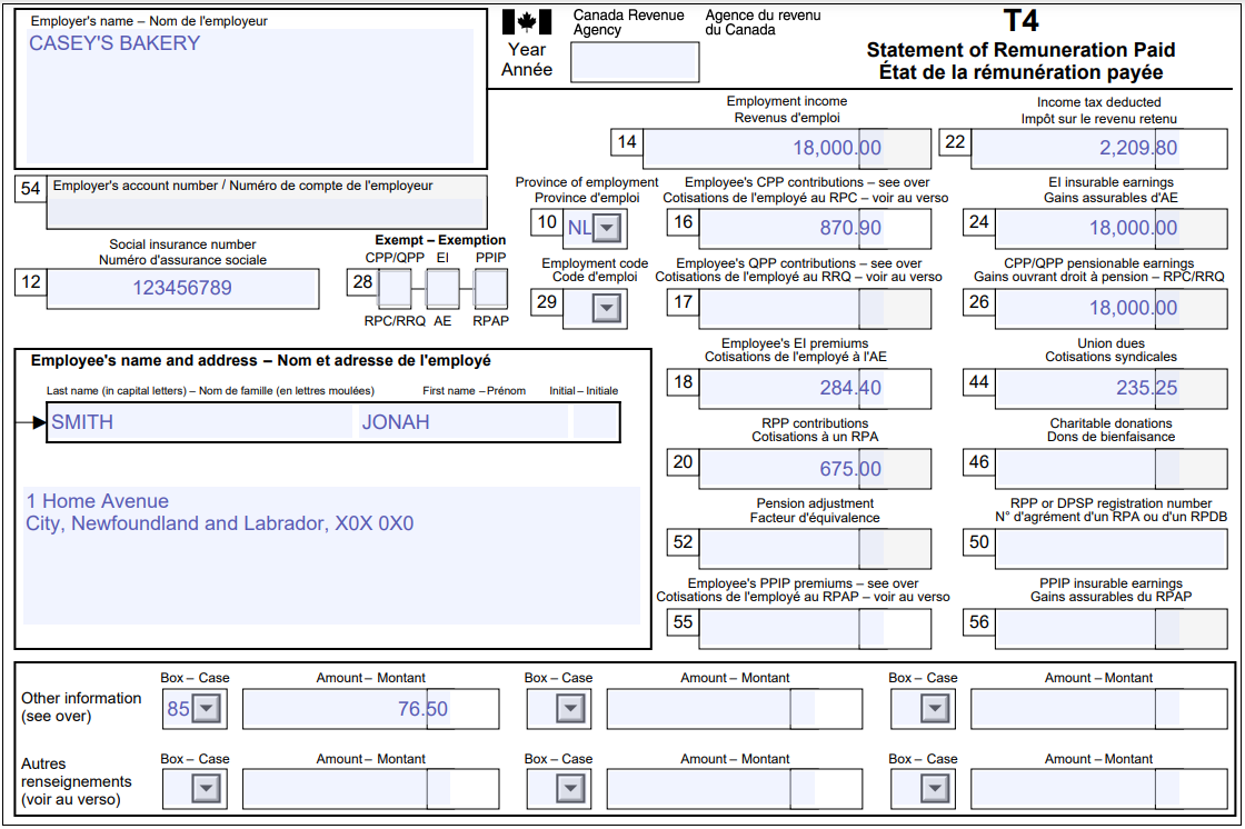 Completing A Basic Tax Return Learn About Your Taxes Canada Ca