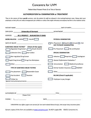 Concentra Fillable Forms Fill Online Printable Fillable Blank