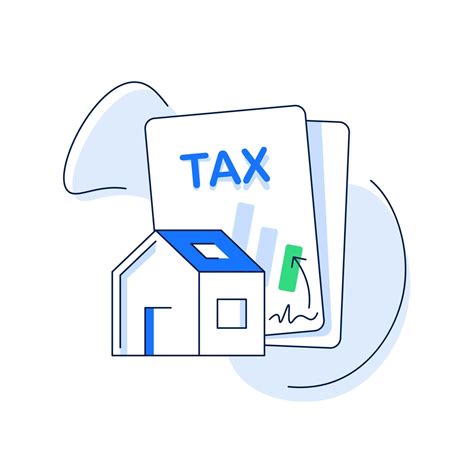 Concept Tax Payment Data Analysis Paperwork Flat Design Icon Vector