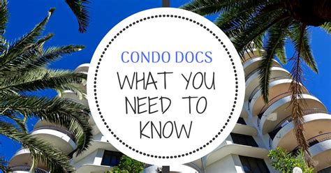 Condo Docs What To Review Before Buying A Condominium