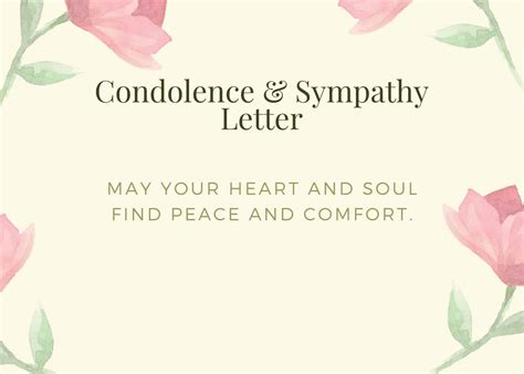 Condolence Letter Archives Free Letters