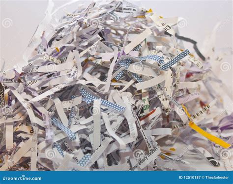 Confidential Paperwork Stock Image Image Of Destroy 12510187