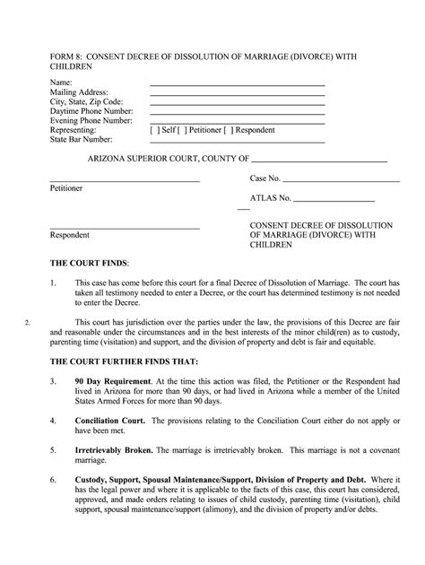 Consent Decree Fill Online Printable Fillable Blank Pdffiller