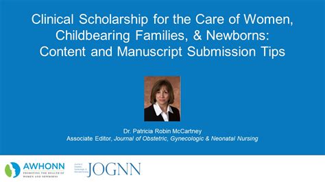 Content And Manuscript Submission Tips For Journal Of Obstetric Gynecologic And Neonatal