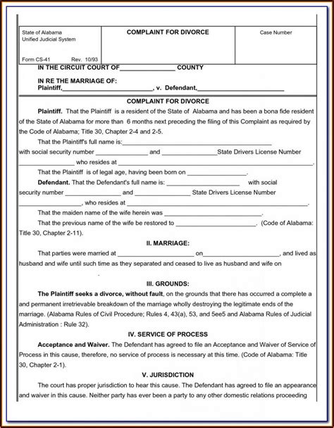 Contested Divorce Forms In Virginia Form Resume Examples N49mgxevzz