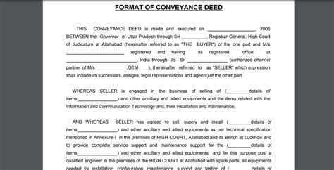 Conveyance Deed Meaning Importance And How To Get It