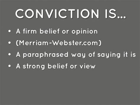 Conviction Is By Elijsha Baetiong