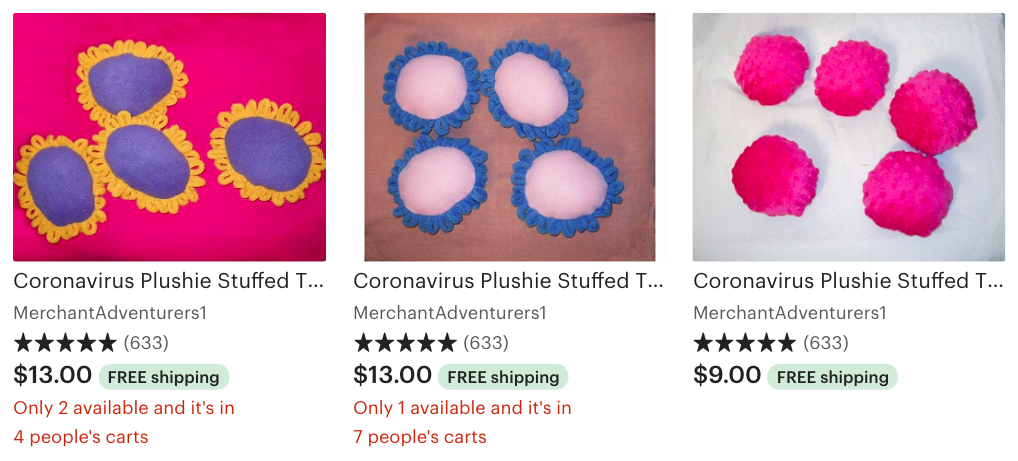 Coronavirus Crafts On Etsy Yes It S A Thing Kqed