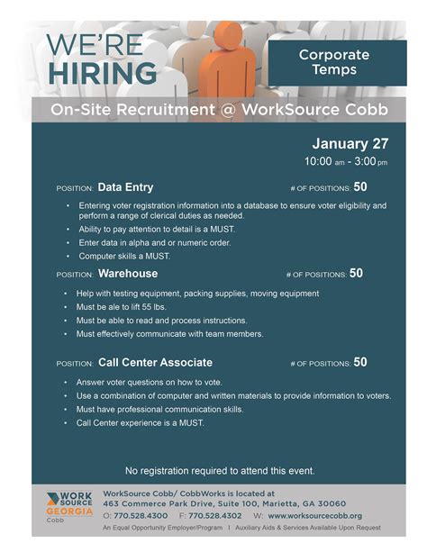 Corporate Temps Recruitment Jan 27 2020 Cobbworks