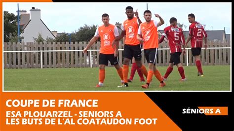 Coupe De France Esa Plouarzel 2 5 S Niors A Les Buts De L Alc Foot Youtube