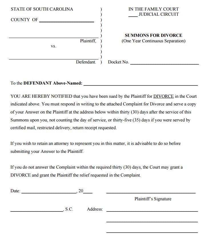 Court Papers Template Collection