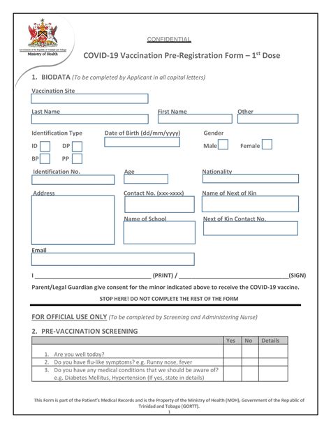 Covid Vaccination Forms Request A Vaccination Online The Practice