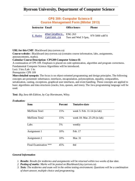 Cps 209 Course Management Form Test Assessment Areas Of Computer