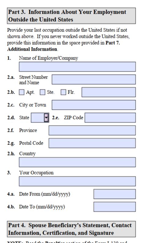 Cr1 Spouse Visa I 130 And I 130A Forms Ir 1 Cr 1 Spouse Visa