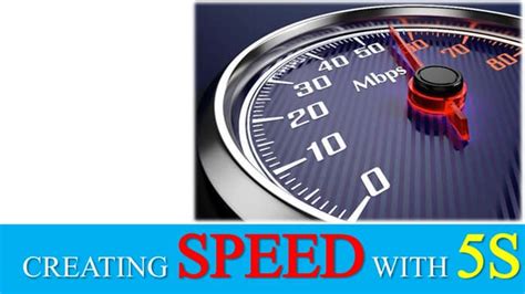 Creating Speed With 5 S Ppt