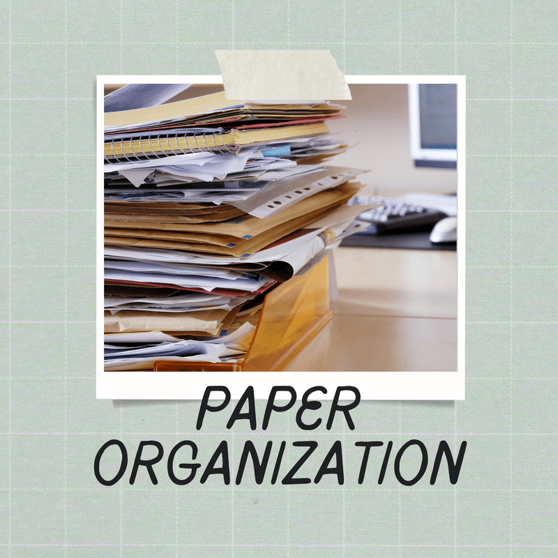 Creativesteph13 5 Steps To Organize Your Paperwork