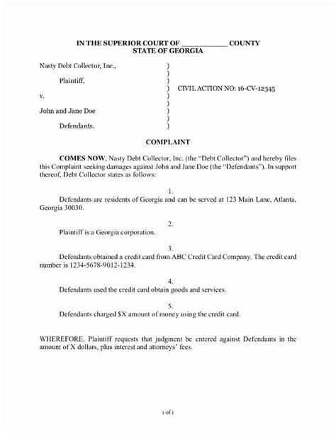 Credit Card Lawsuit Answer Template Best Of Memo In Support Motion To