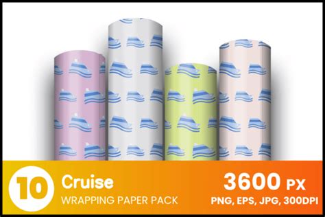 Cruise Wrapping Paper Graphic By Fromporto Creative Fabrica