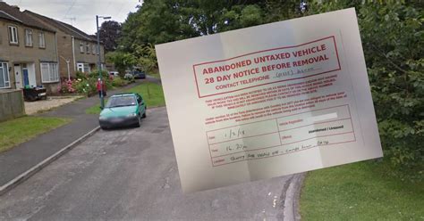 Curo Taking Amp 39 Firm Action Amp 39 On Abandoned And Untaxed Vehicles With Warning Notices Bath Chronicle