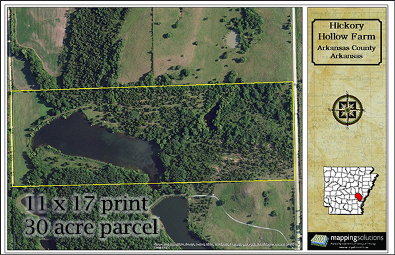 Custom Property Aerial Map From Mapping Solutions