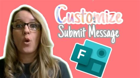 Customize Submit Message In Microsoft Forms Youtube