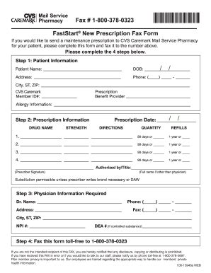 Cvs Caremark Mail Order Prescriptions Fill And Sign Printable Template Online