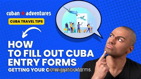 D Viajeros How To Fill Out The Entry Form For Cuba Youtube