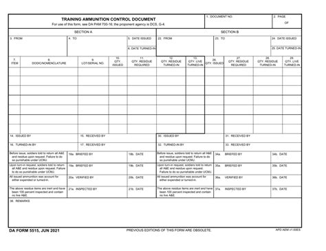 Da Form 5515