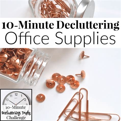 Day 7 Purging Tips Office Supplies Organized 31