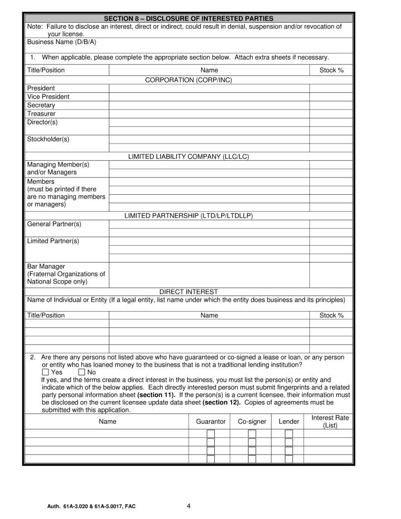 Dbpr Form Co6000 6 Fill Out Sign Online And Download Printable Pdf