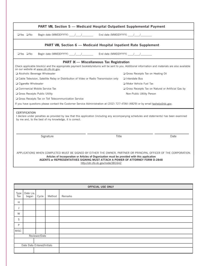 Dc Form Fr500 Fill Out Printable Pdf Forms Online