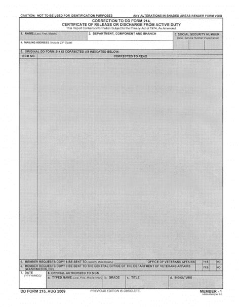 Dd Form 215 Fill Out Sign Online And Download Printable Pdf Templateroller