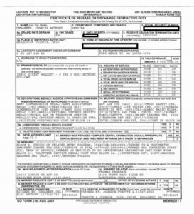 Dd215 Form 5 Things You Need To Know Operation Military Kids