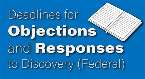 Deadline For Responses To Discovery Requests In Federal Court